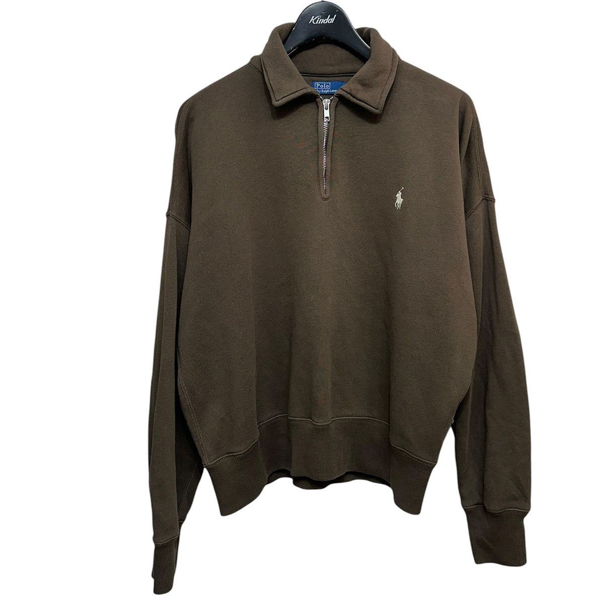 POLO RALPH LAUREN フリース クォータージップハーフジップスウェットシャツ 古着・中古-1枚目のアイテム画像