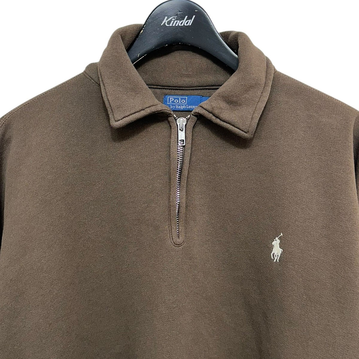 POLO RALPH LAUREN フリース クォータージップハーフジップスウェットシャツ 古着・中古-3枚目のアイテム画像