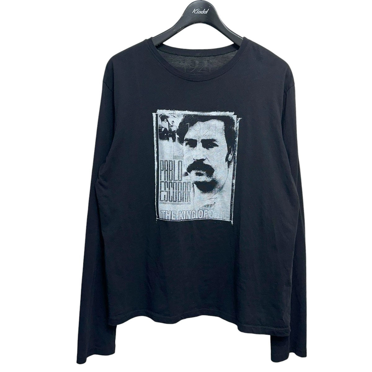 Poblo Escobar プリント長袖Tシャツ
