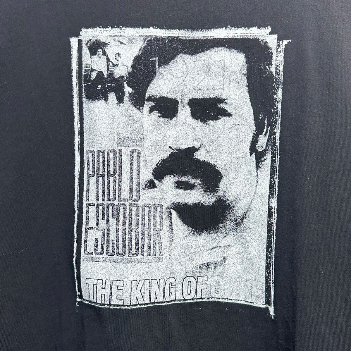 Poblo Escobar プリント長袖Tシャツ
