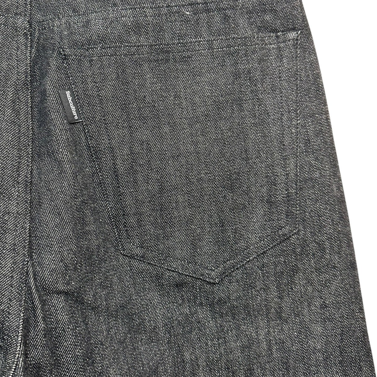 Subculture 26SSDENIM PANTS S01XX BLACK ／ RIGIDデニムパンツSCPT-CL11 古着・中古-4枚目のアイテム画像