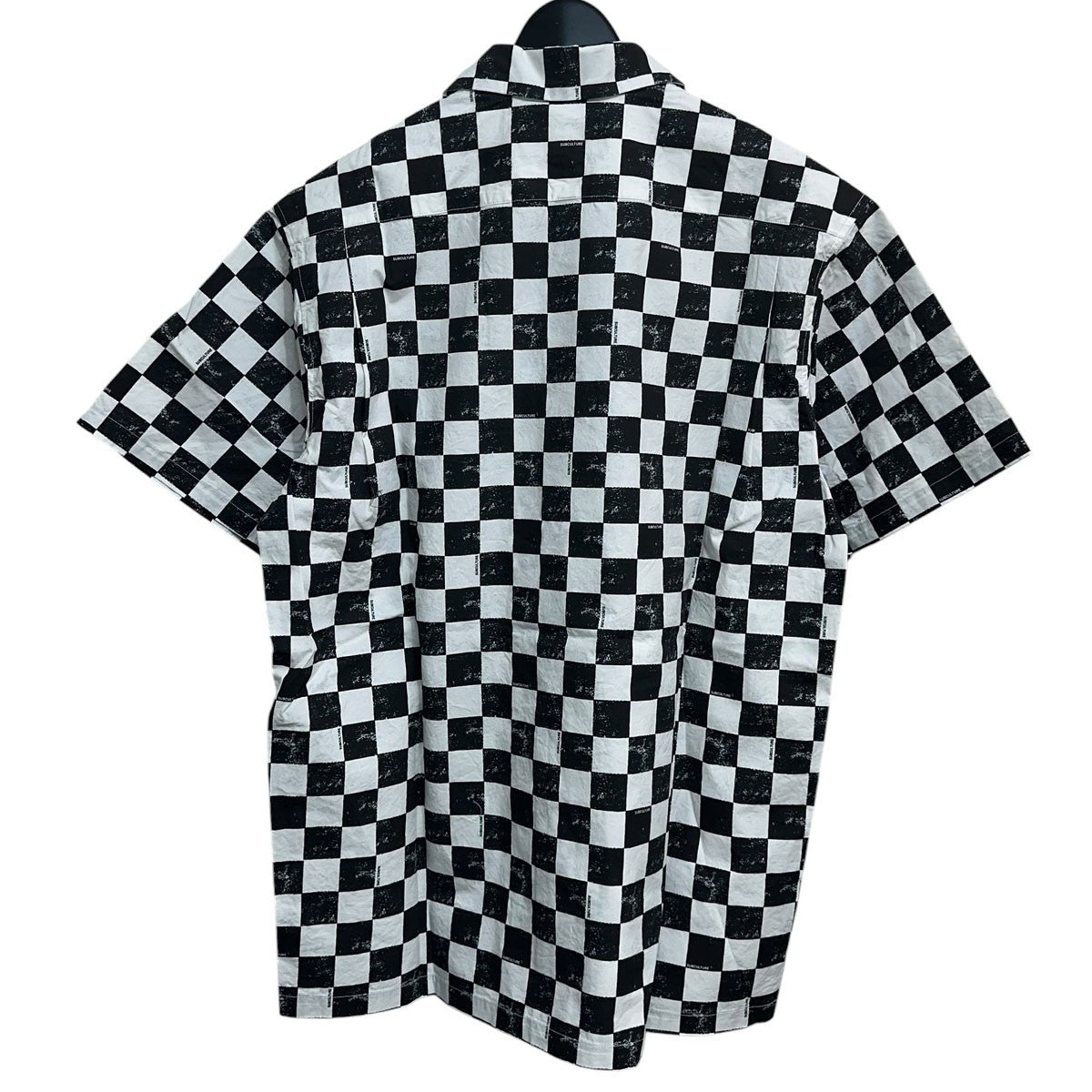 Subculture Rayon ShirtブロックチェックオープンカラーレーヨンシャツSCSH-S2408 古着・中古-2枚目のアイテム画像