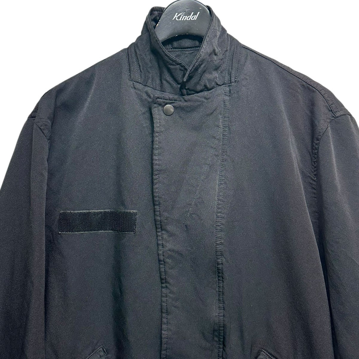 【ブラックコムデギャルソン】 ポリ縮絨 モッズコート COMME des GARCONS HOMME(コムデギャルソンオム) ポリエステル 縮絨