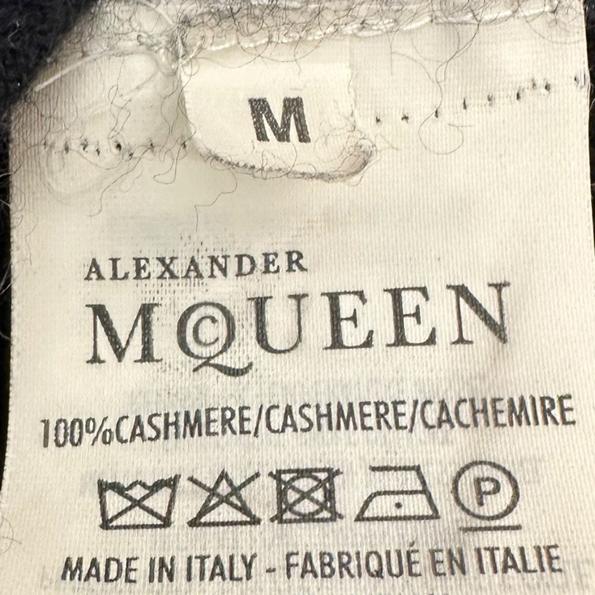 ALEXANDER McQUEEN スカルワンポイントカシミヤカーディガン 古着・中古-6枚目のアイテム画像