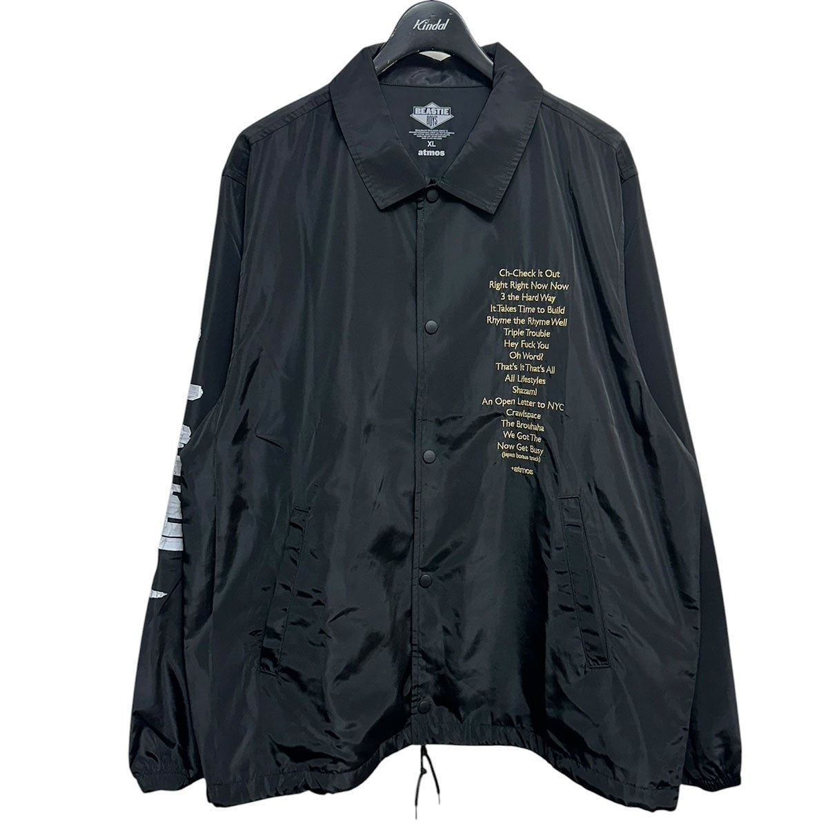 Beastie Boys×atmos COACH JACKETコーチジャケット 古着・中古-2枚目のアイテム画像