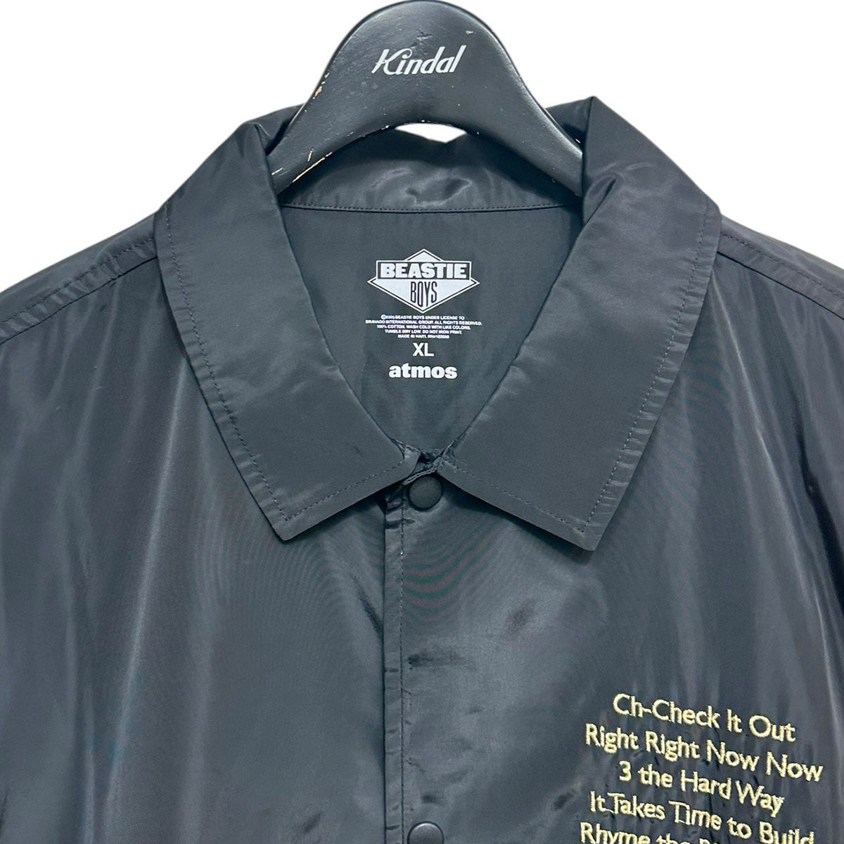 Beastie Boys×atmos COACH JACKETコーチジャケット 古着・中古-3枚目のアイテム画像