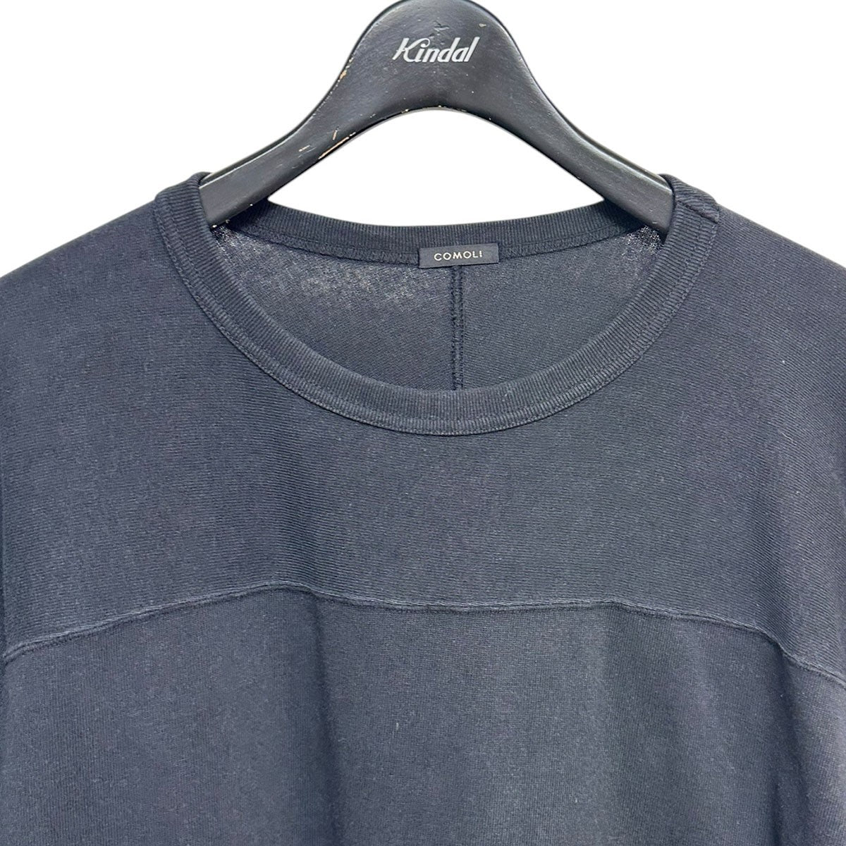 COMOLI フットボールTシャツ長袖TシャツV01-05005 古着・中古-3枚目のアイテム画像