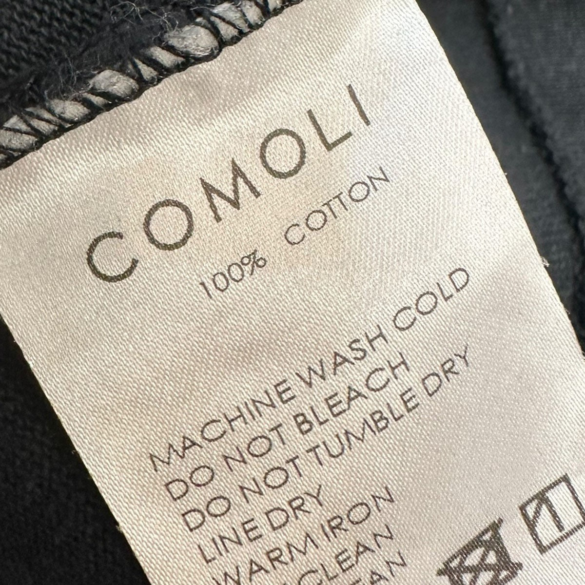 COMOLI フットボールTシャツ長袖TシャツV01-05005 古着・中古-5枚目のアイテム画像