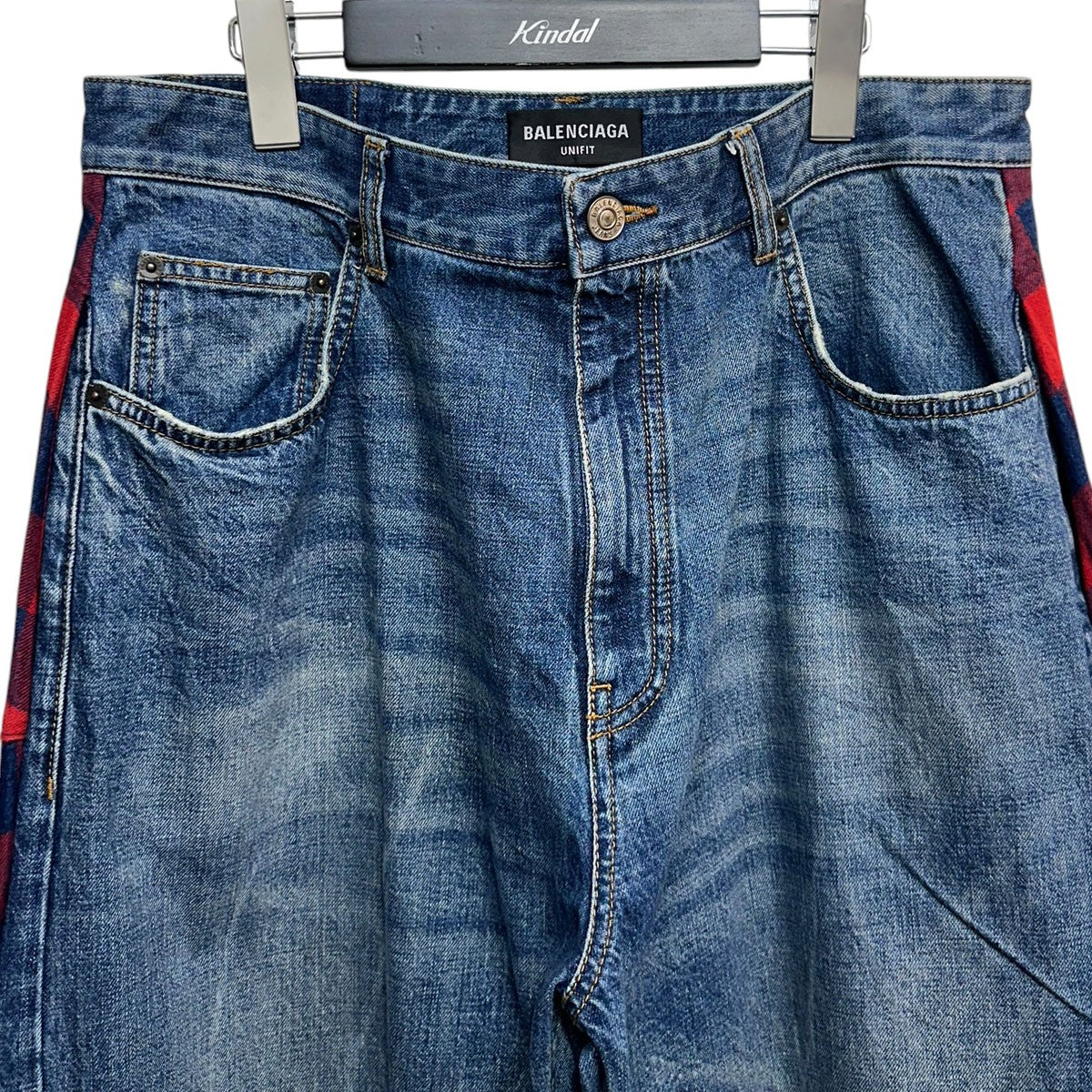 BALENCIAGA シャツドッキングハイブリットカーゴデニムパンツ657616 TJW59 古着・中古-3枚目のアイテム画像