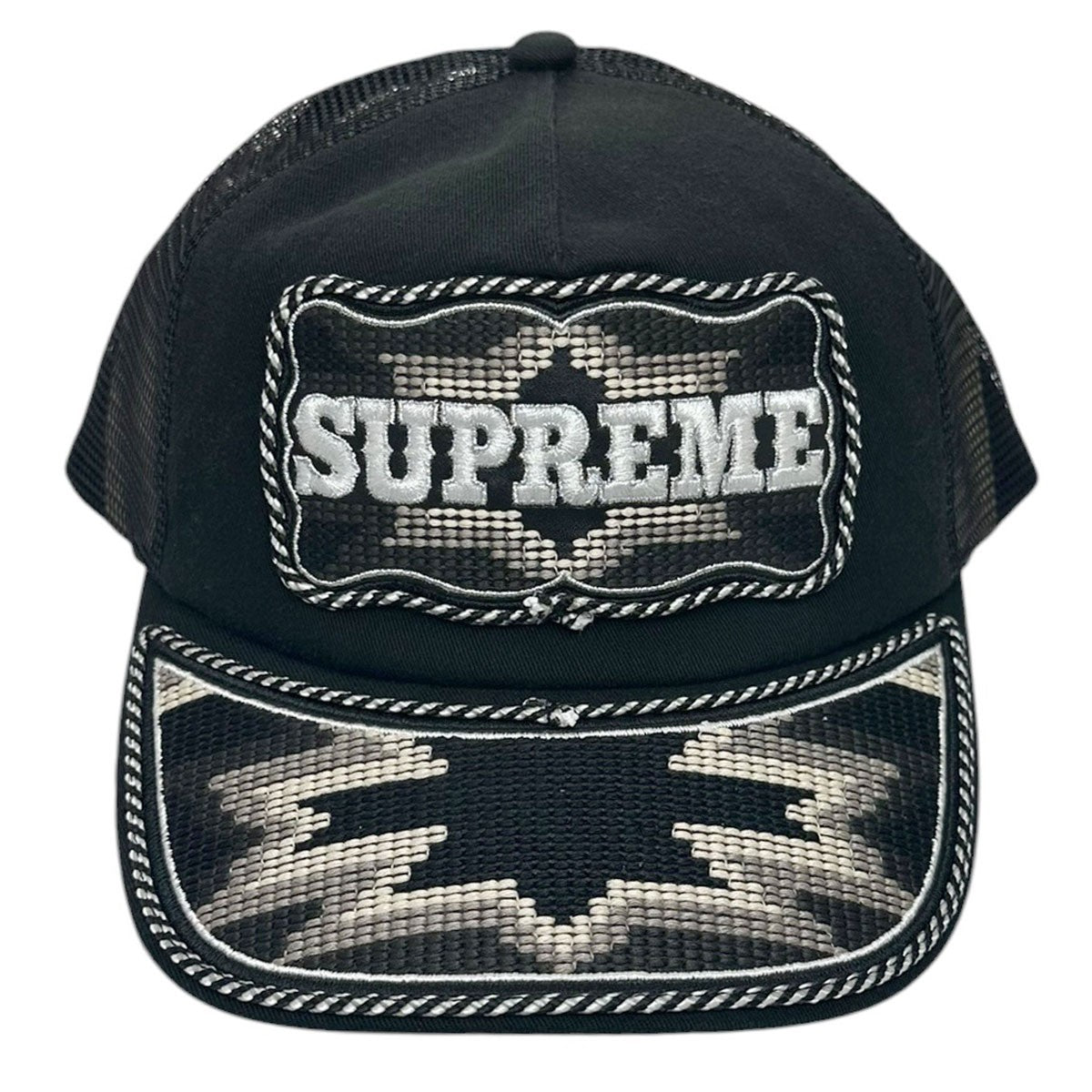 26SSWestern Embroidered Mesh Back 5-Panelキャップ