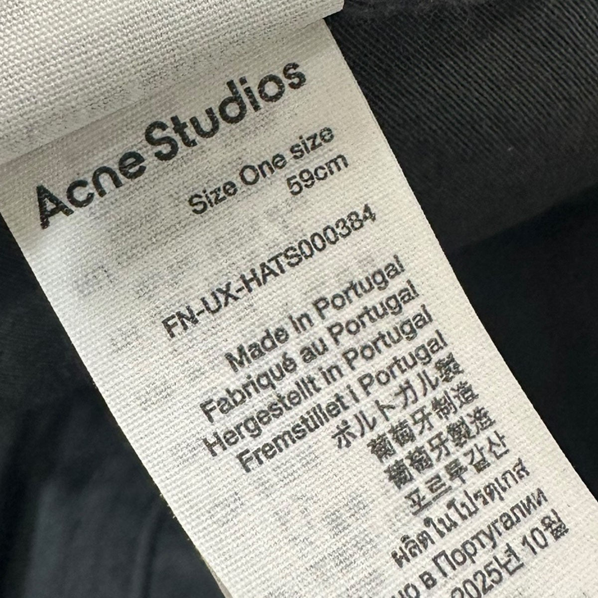 ACNE STUDIOS ロゴキャップFN-UX-HATS000384 古着・中古-8枚目のアイテム画像