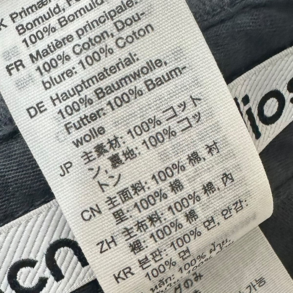 ACNE STUDIOS ロゴキャップFN-UX-HATS000384 古着・中古-9枚目のアイテム画像