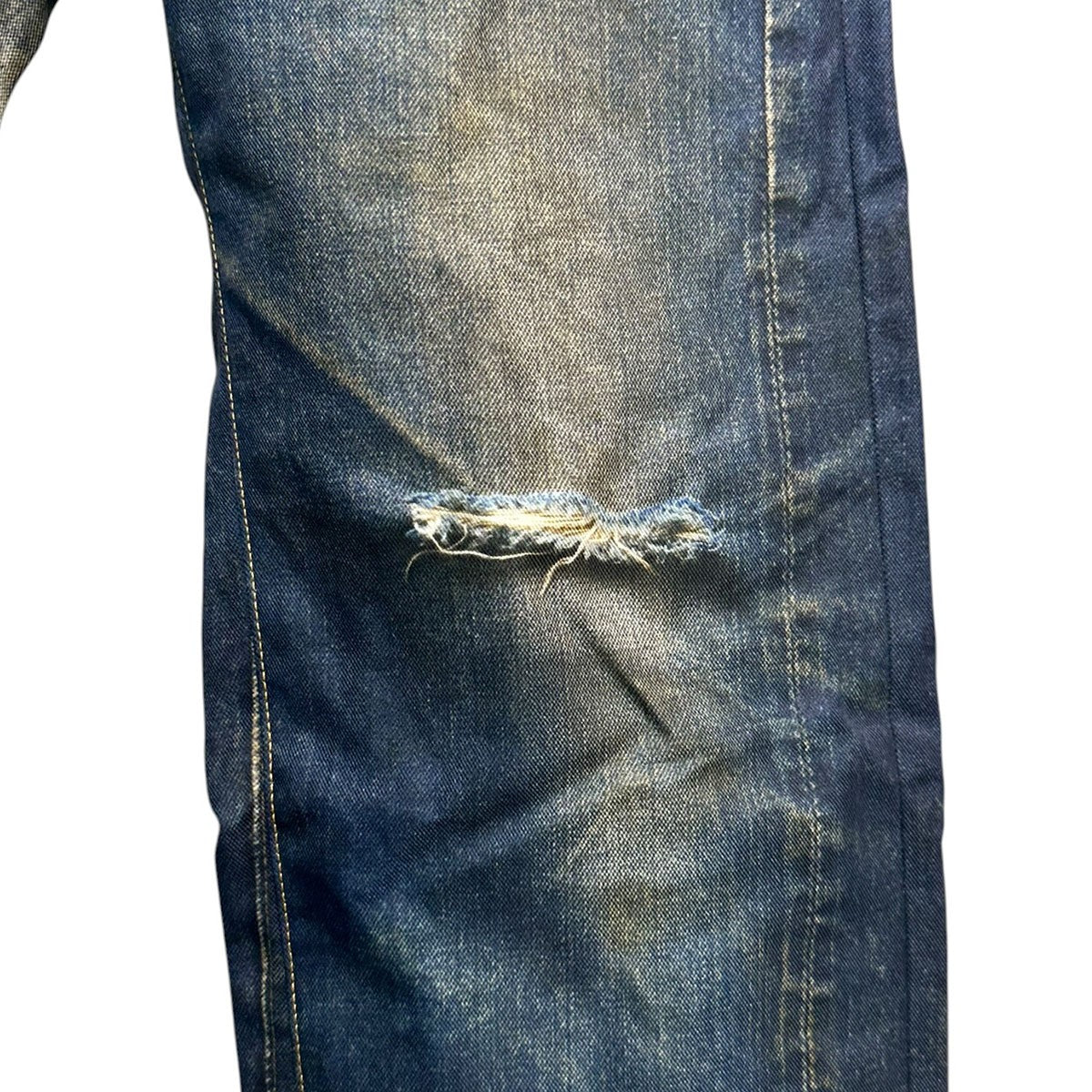 JUNYA WATANABE MAN×LEVI’S×berberjin 綿ツイルプリント Levi’s Wネーム BerBerJin転写デニムパンツWK-P902/AD2022 古着・中古-4枚目のアイテム画像