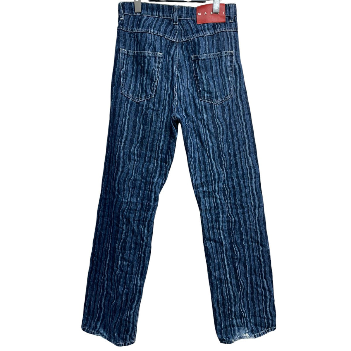 MARNI Wave Print Washed Denim Jeansデニムパンツ 古着・中古-2枚目のアイテム画像