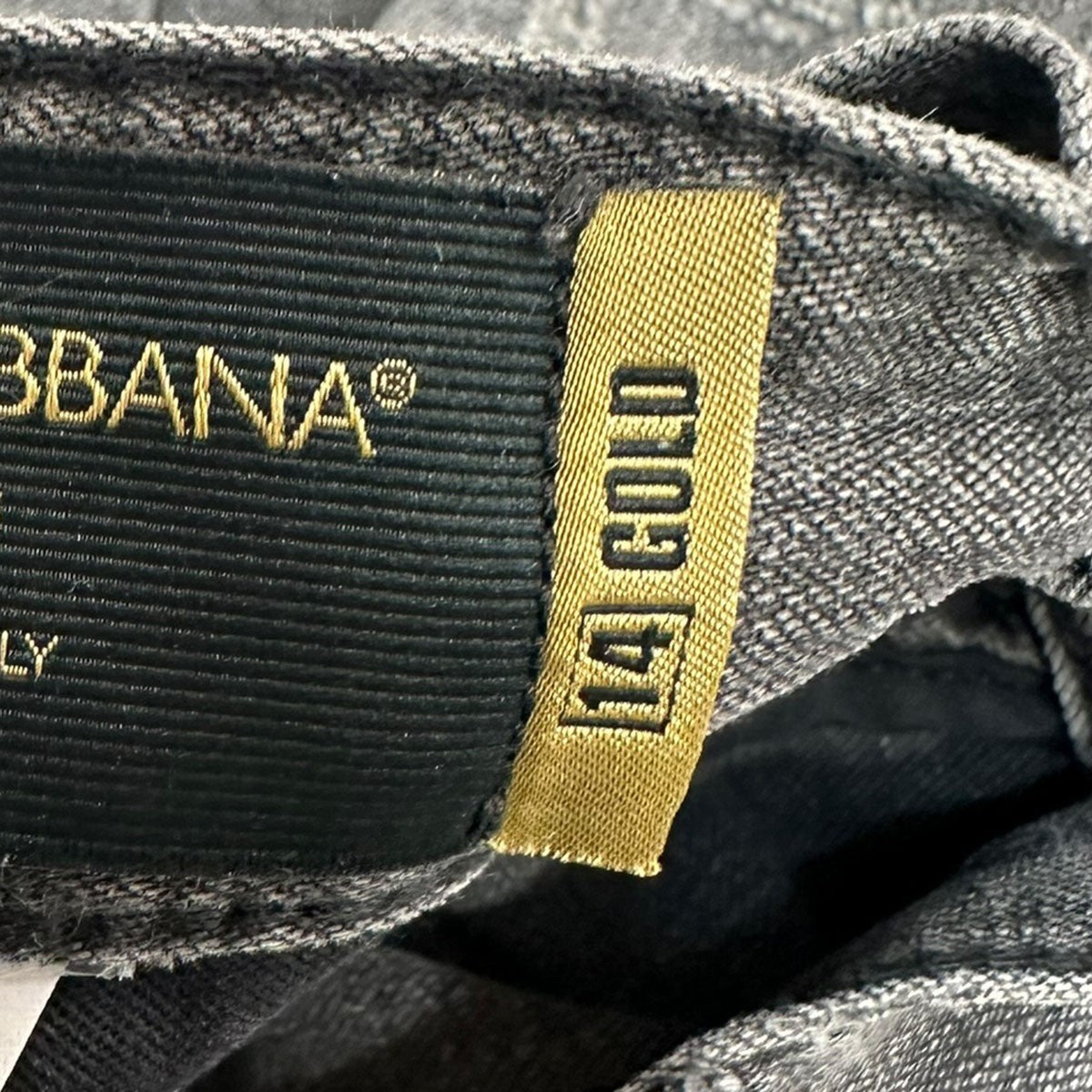 DOLCE ＆ GABBANA 14GOLD デニムパンツG6LBLD/G8S20 古着・中古-5枚目のアイテム画像