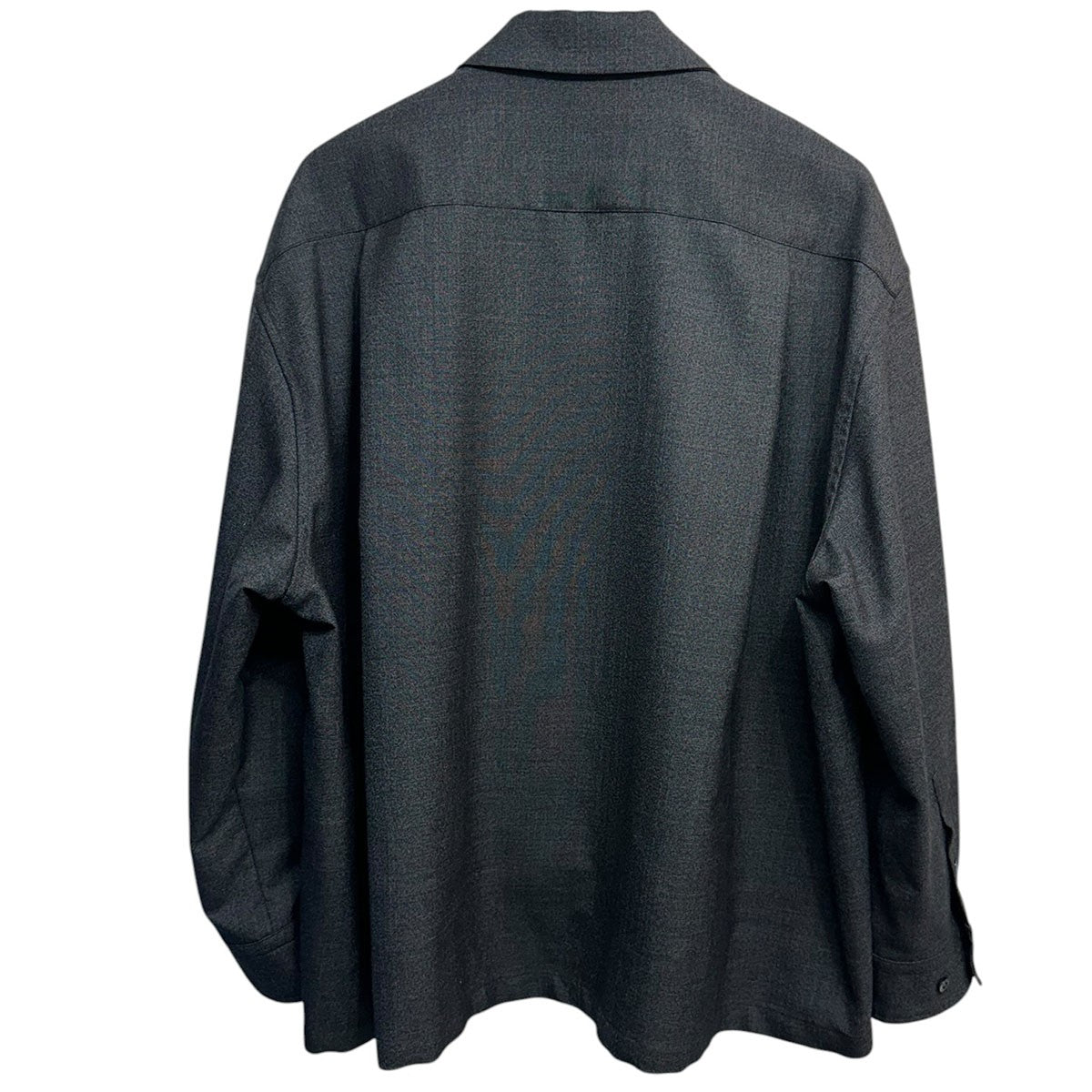 26SSNISHIKAWA KEORI Prime-Over Wool ZIP Shirtウールジップシャツ11261311628