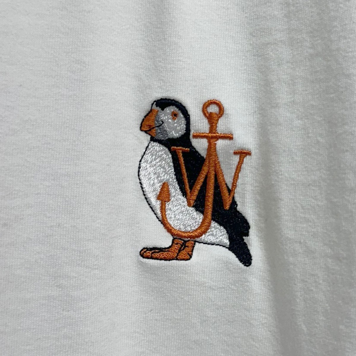 Puffin Embroidery T-shirtロゴ刺繍Tシャツ