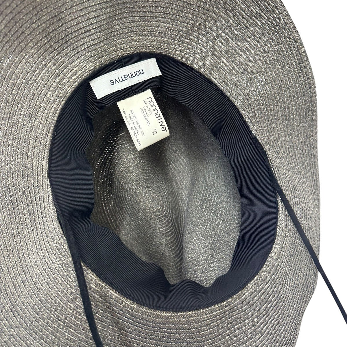 HUNTER HAT P／P BRAIDペーパー素材ストローハットNN-H4213