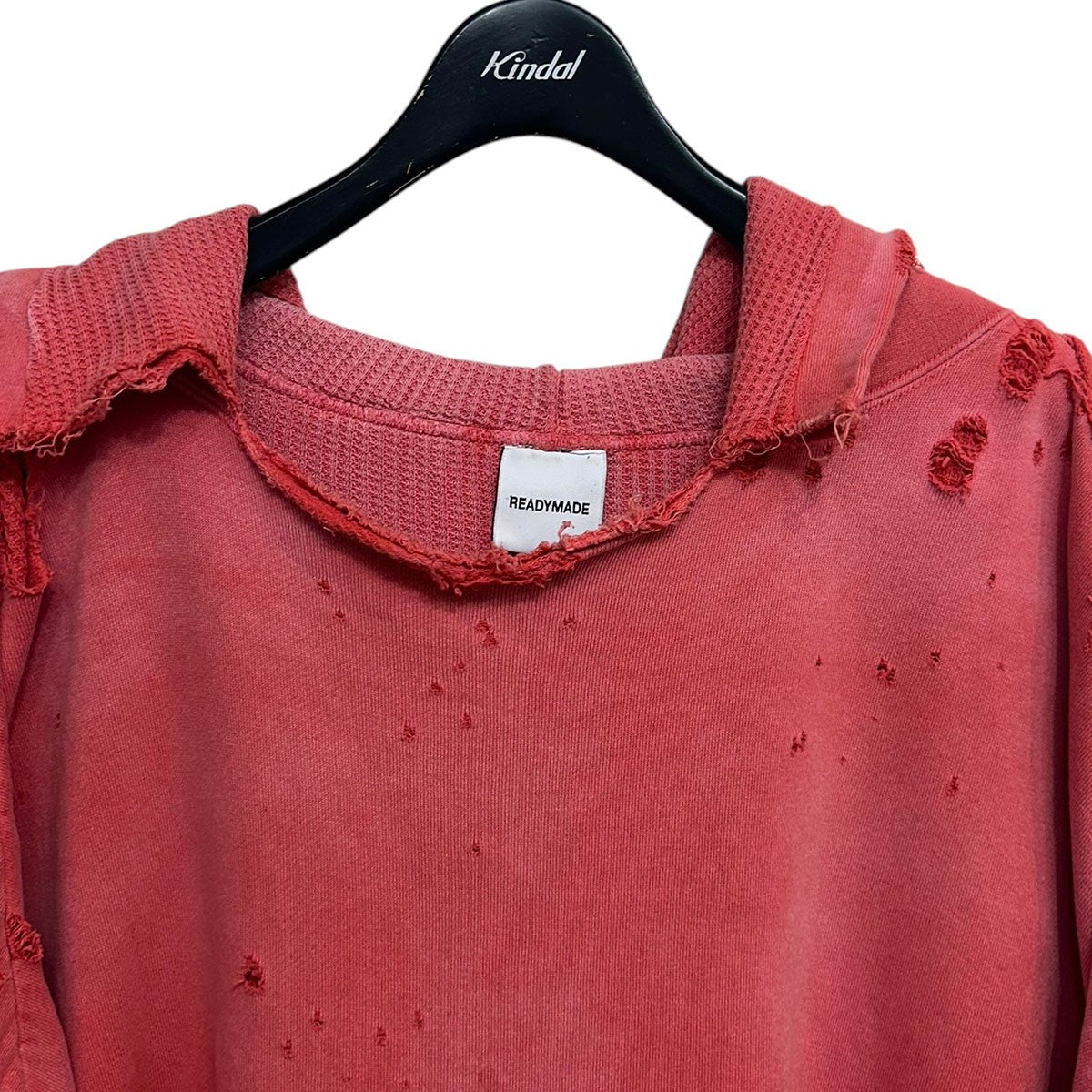 24AWDOUBLE FACE HOODIEダメージ加工ダブルフェイスフーディーRE-CO-RE-00-00-284