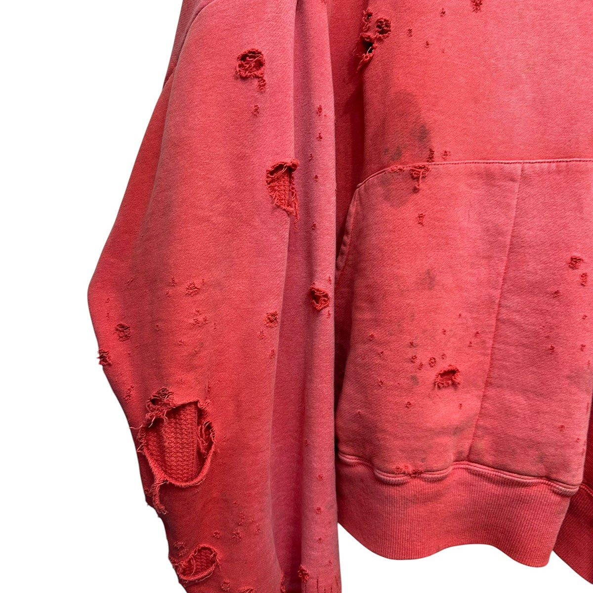 24AWDOUBLE FACE HOODIEダメージ加工ダブルフェイスフーディーRE-CO-RE-00-00-284