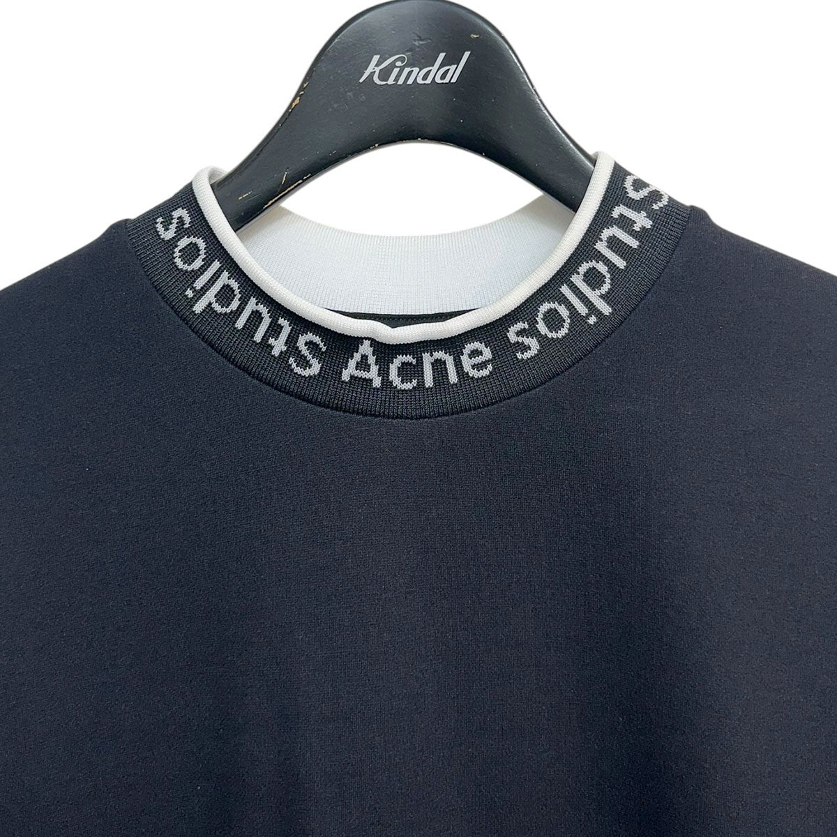 EXTORR LOGO RIB T-SHIRTSロゴハイネック半袖カットソー