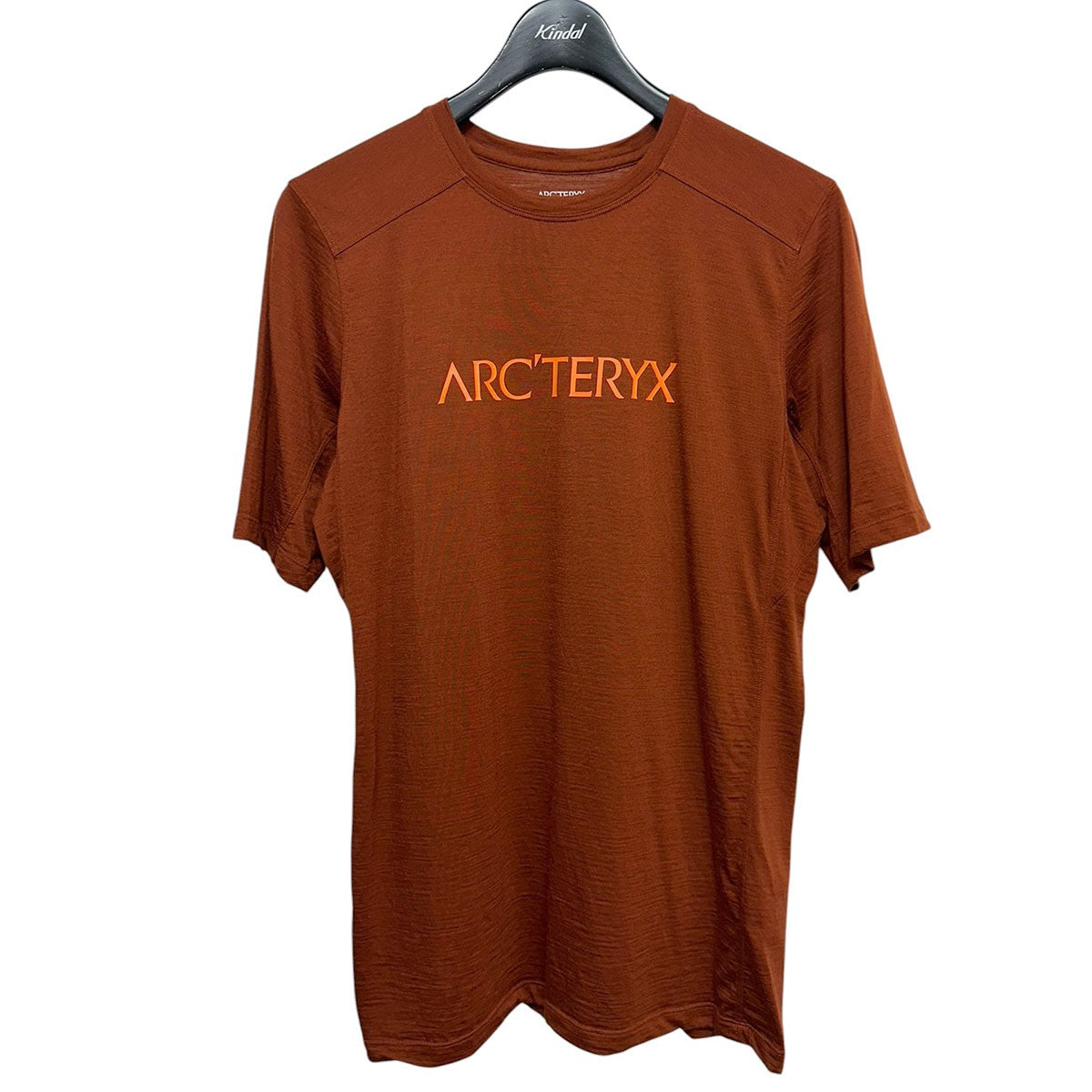 IONIA MERINO WOOL ARC’WORD LOGO SS MウールブレエンドロゴプリントTシャツX000007733