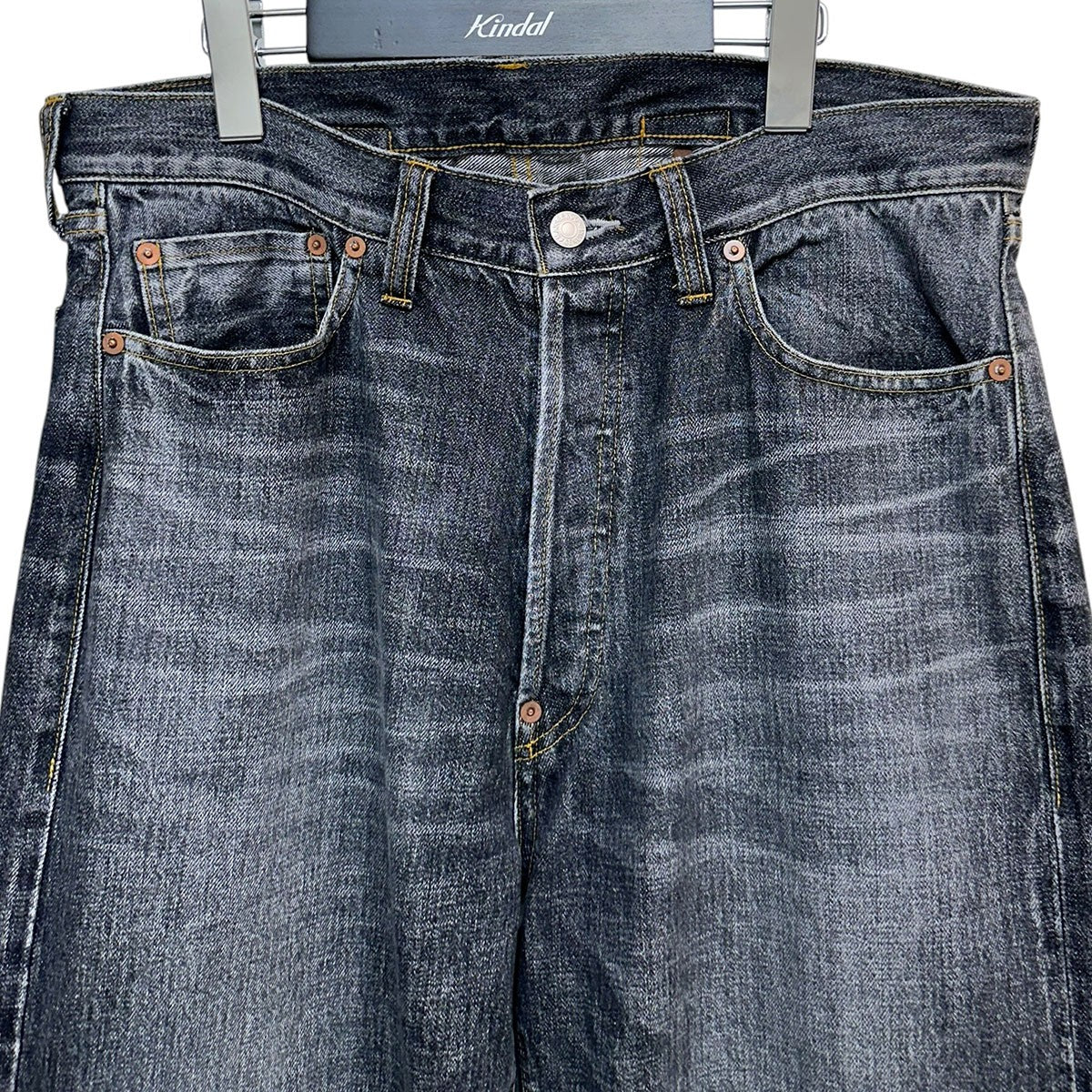 26SS14OZ DENIM PANTS H．WASH BLACKデニムパンツMK-P90-057