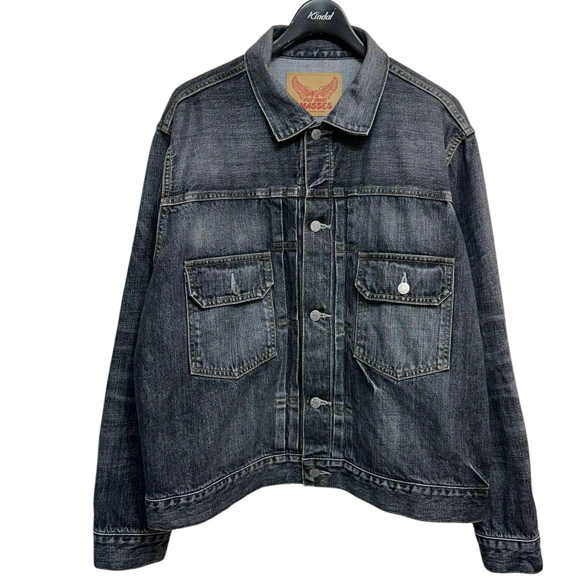 26SSDENIM JACKET H．WASH BLACKデニムジャケットMK-Y96-057