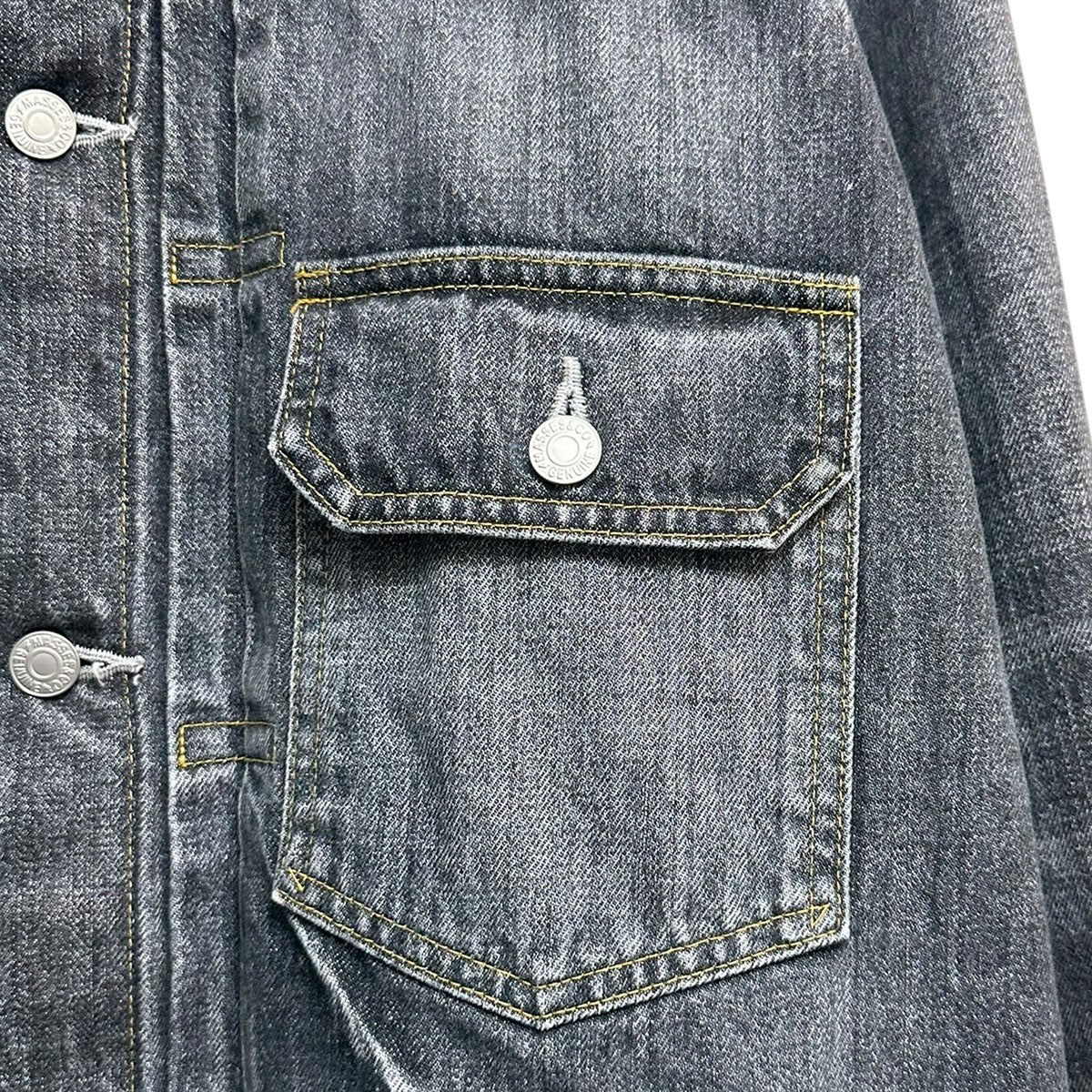 26SSDENIM JACKET H．WASH BLACKデニムジャケットMK-Y96-057