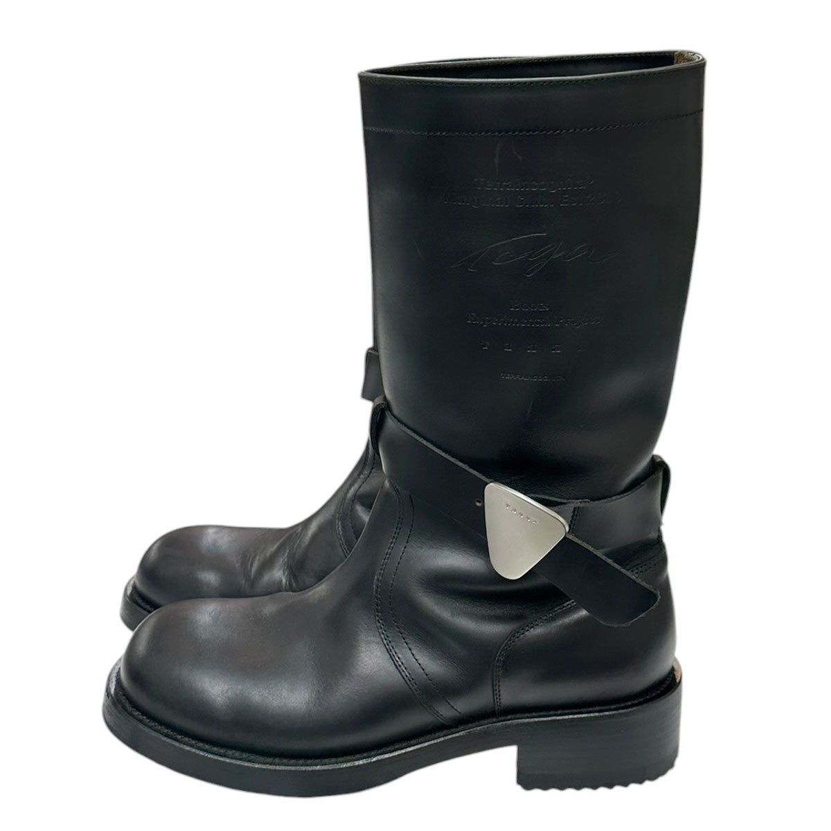 Leather Mid-calf bootsレザーロングブーツ