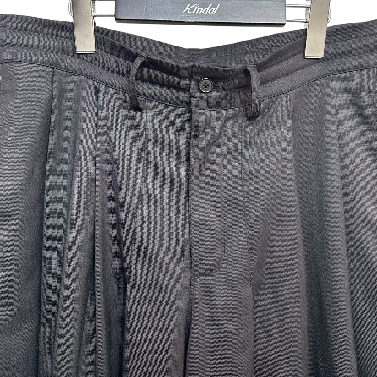Tuck pleats hakama pantタックプリーツハカマパンツN25-016-BLK