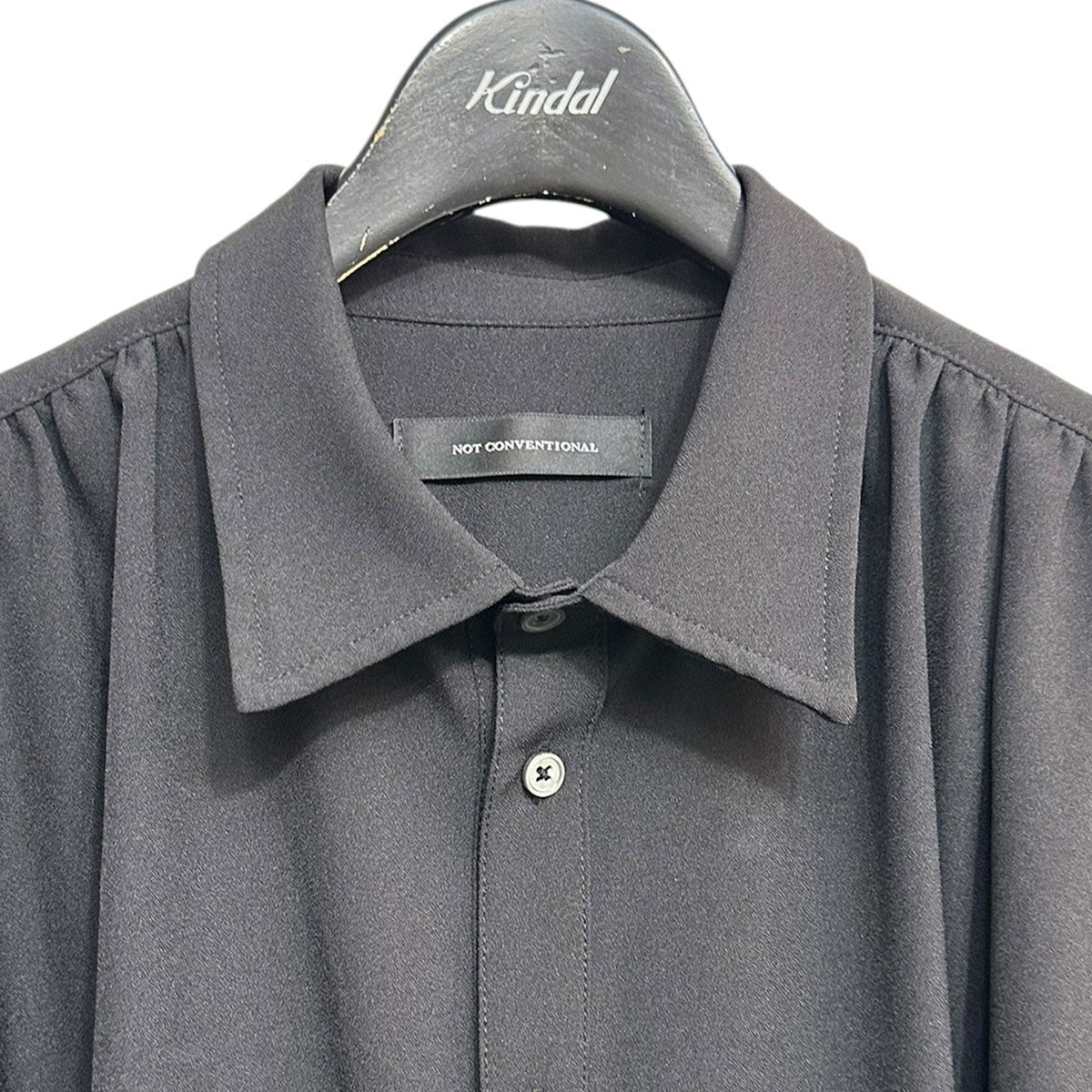 NOT CONVENTIONAL(ノットコンベンショナル) Gather Ribbon Shirt