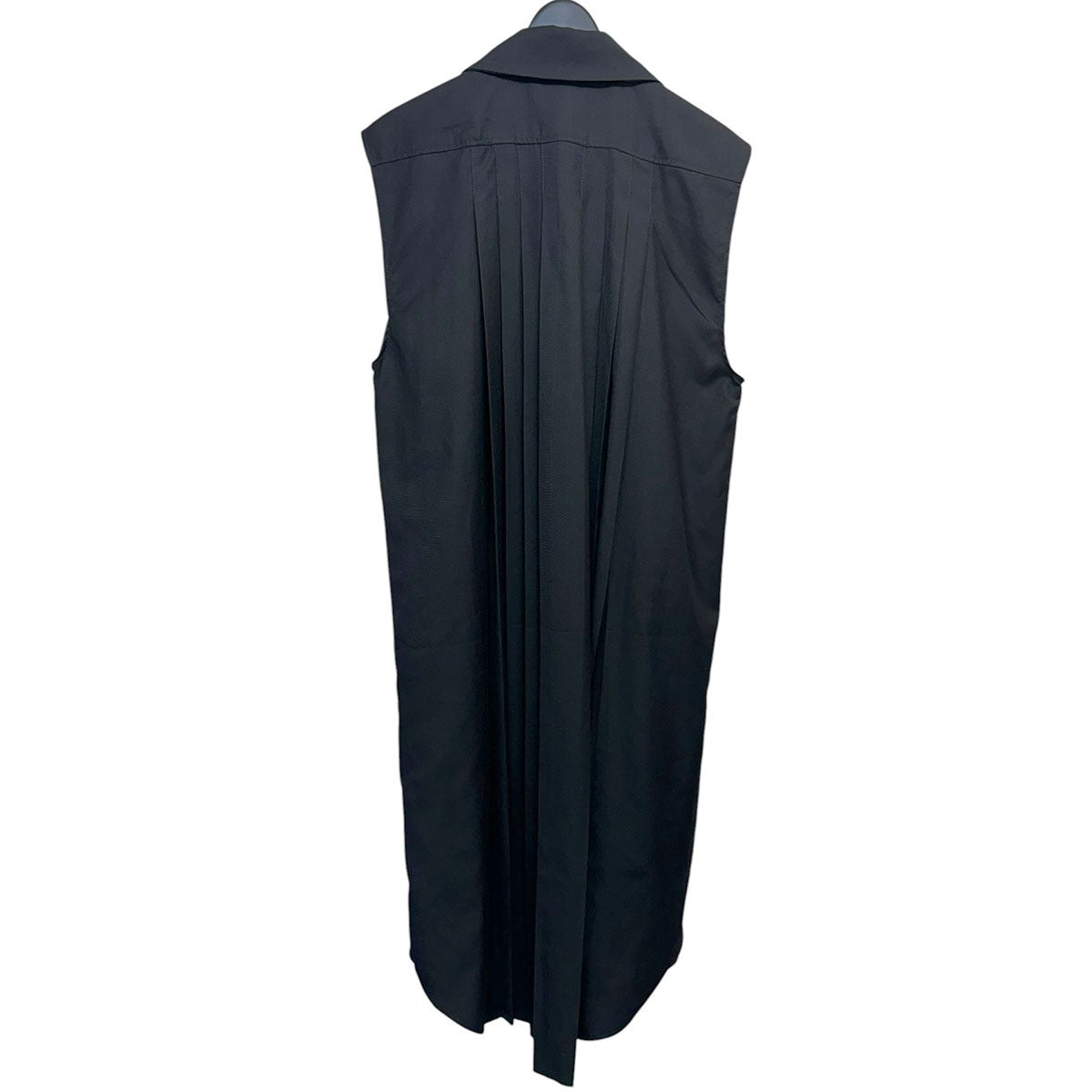 26SSWavy Hem Long GiletウェイビーヘムロングジレN26-032-BLK-05