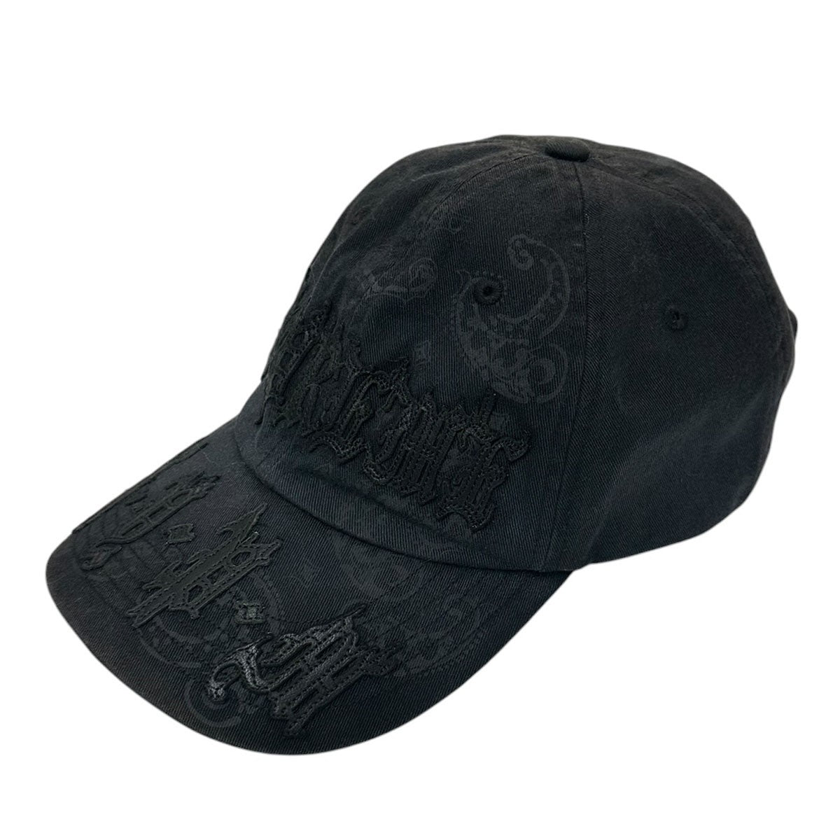 25SSLeather Applique 6-Panelレザーアップリケ6パネルキャップ