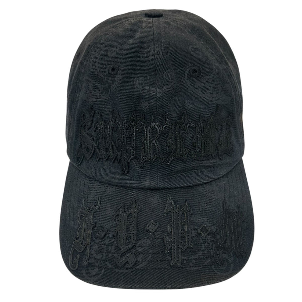 25SSLeather Applique 6-Panelレザーアップリケ6パネルキャップ