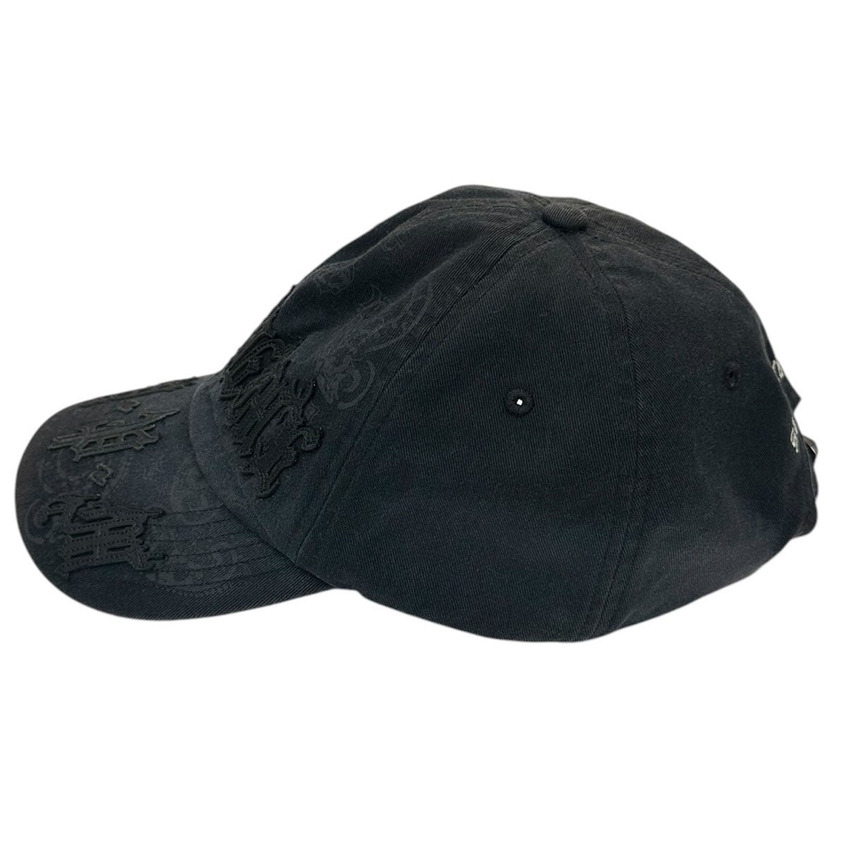 25SSLeather Applique 6-Panelレザーアップリケ6パネルキャップ