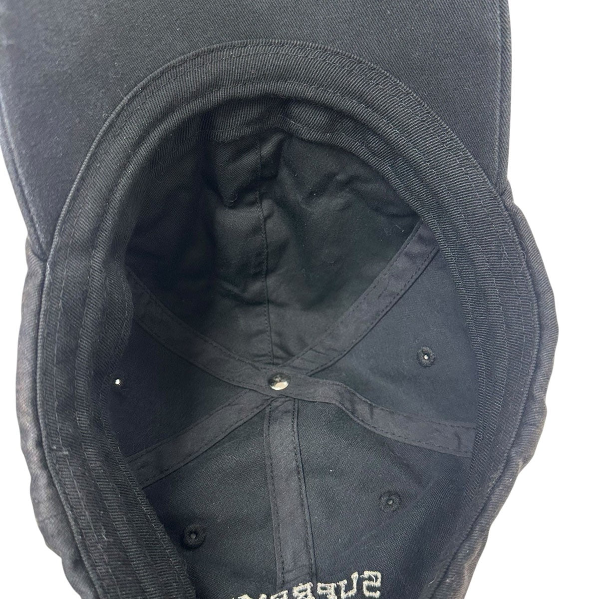 25SSLeather Applique 6-Panelレザーアップリケ6パネルキャップ