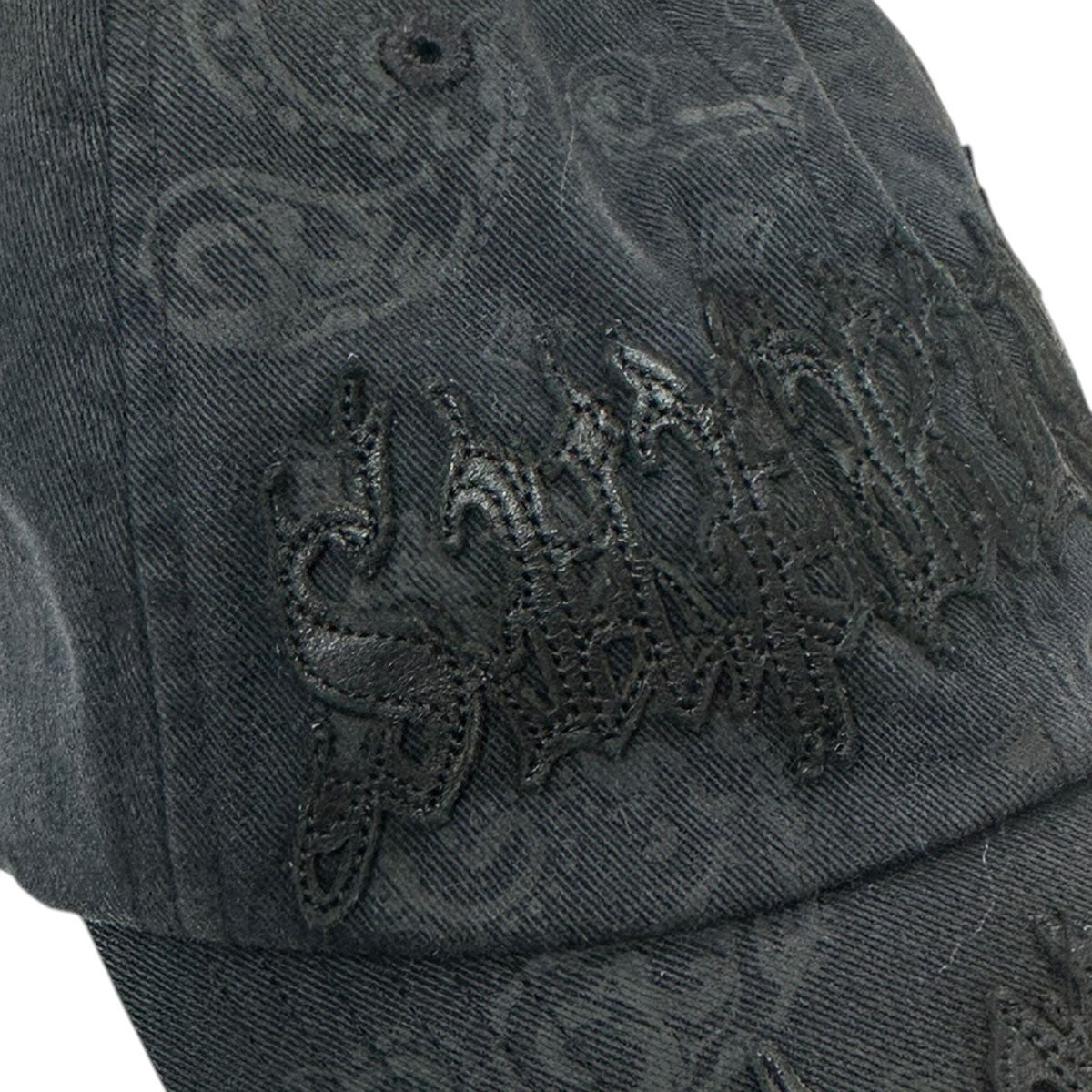 25SSLeather Applique 6-Panelレザーアップリケ6パネルキャップ