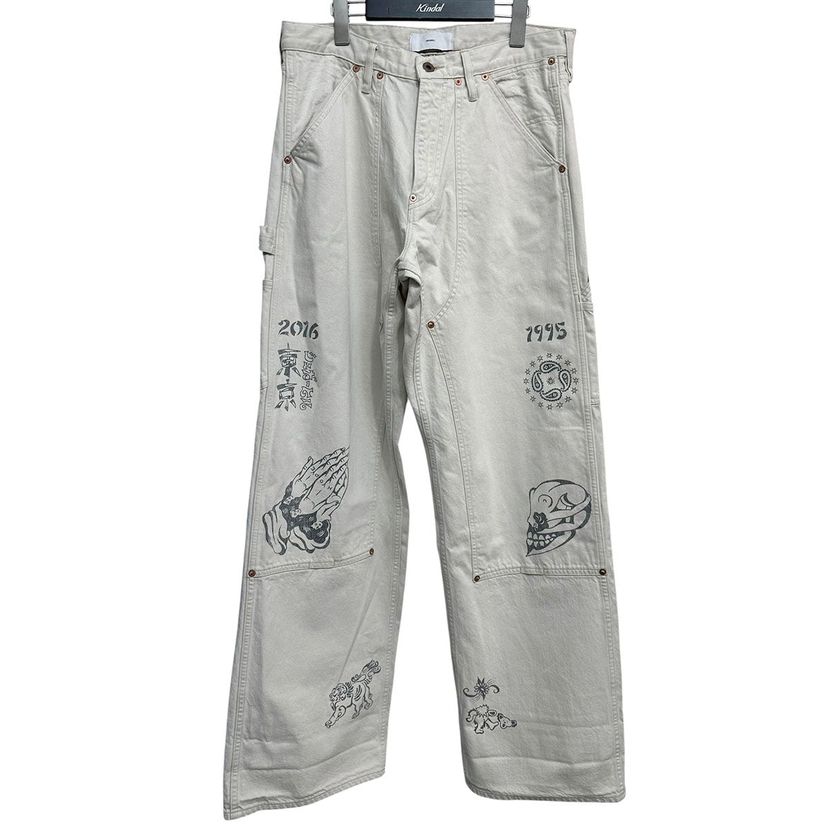 26SSTATTOO FLASH PRINT MODERN DENIM PAINTERタトゥーフラッシュプリントモダンデニムペインターパンツ26440417