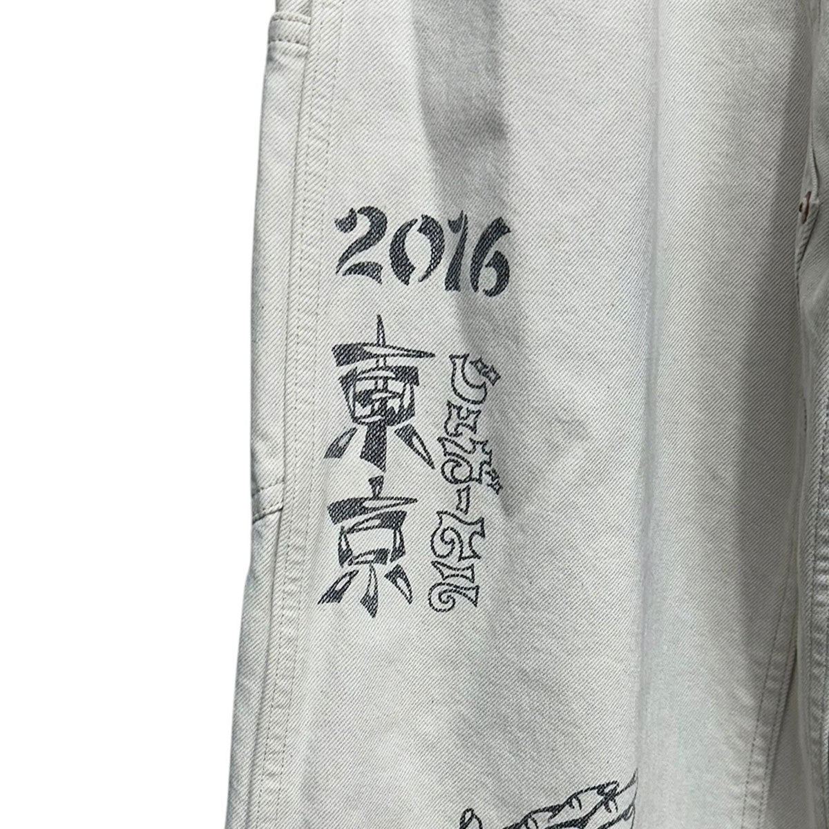 26SSTATTOO FLASH PRINT MODERN DENIM PAINTERタトゥーフラッシュプリントモダンデニムペインターパンツ26440417
