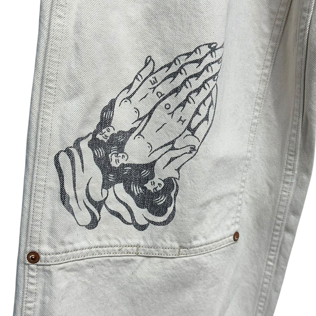26SSTATTOO FLASH PRINT MODERN DENIM PAINTERタトゥーフラッシュプリントモダンデニムペインターパンツ26440417