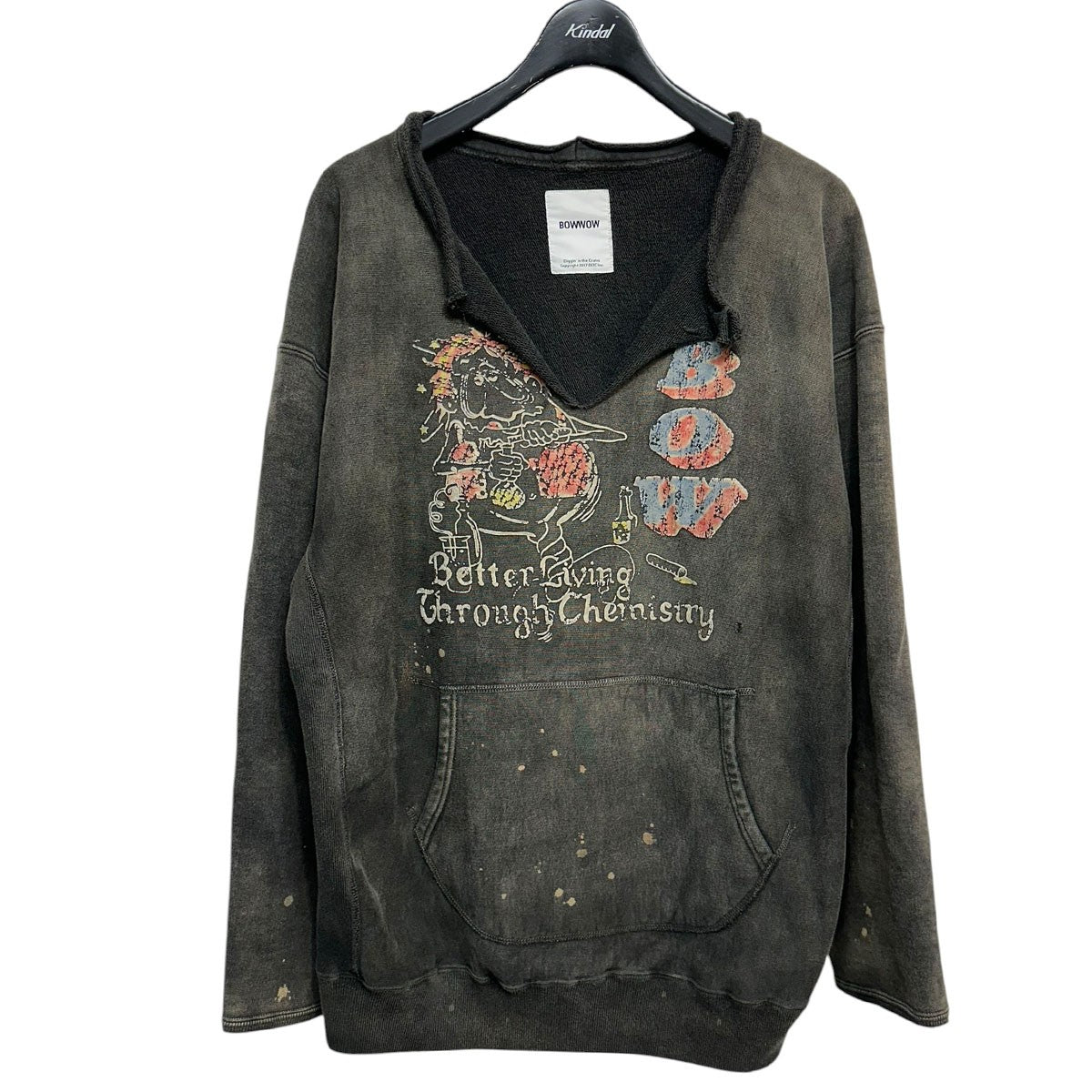 CHEMISTRY CUT OFF SWEAT SHIRTSエイジング加工カットオフスウェットシャツ