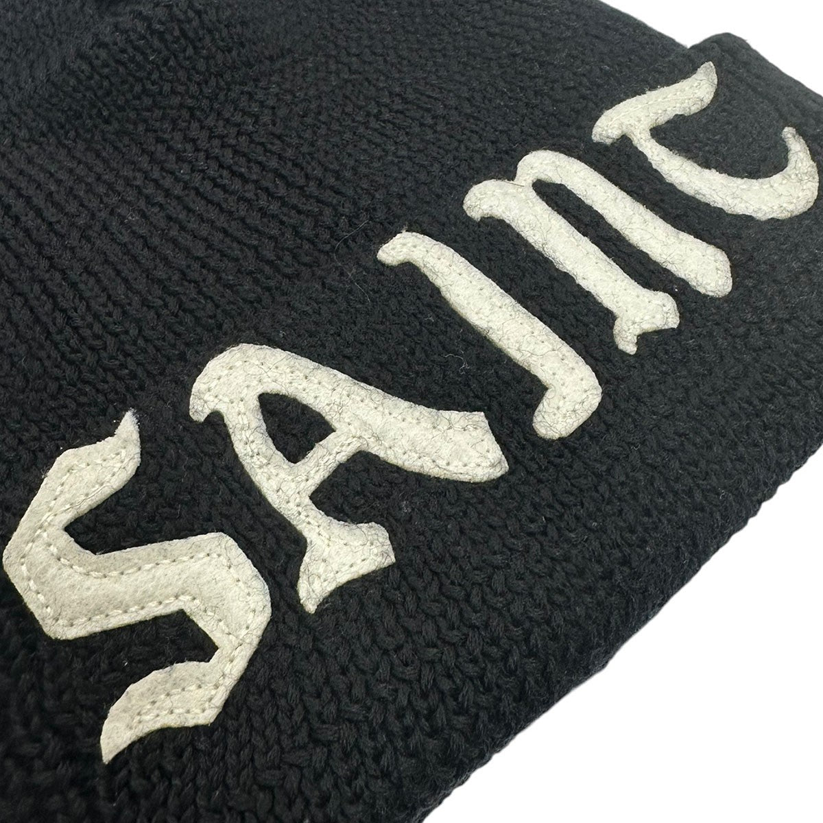 SAINT KNIT CAPロゴ刺繍ビーニー ニットキャップSM-YS1-0000-081