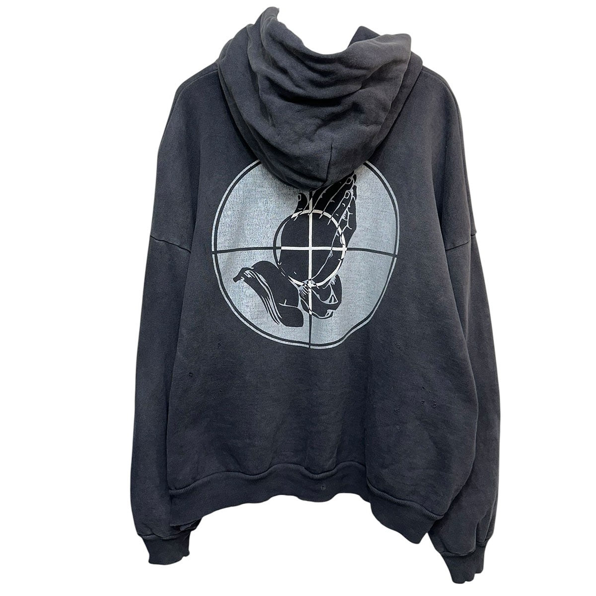FEAR OF GOD HOODIE SNT OF GODダブルネームビンテージ加工フーディーSM-HR8-0000-C03