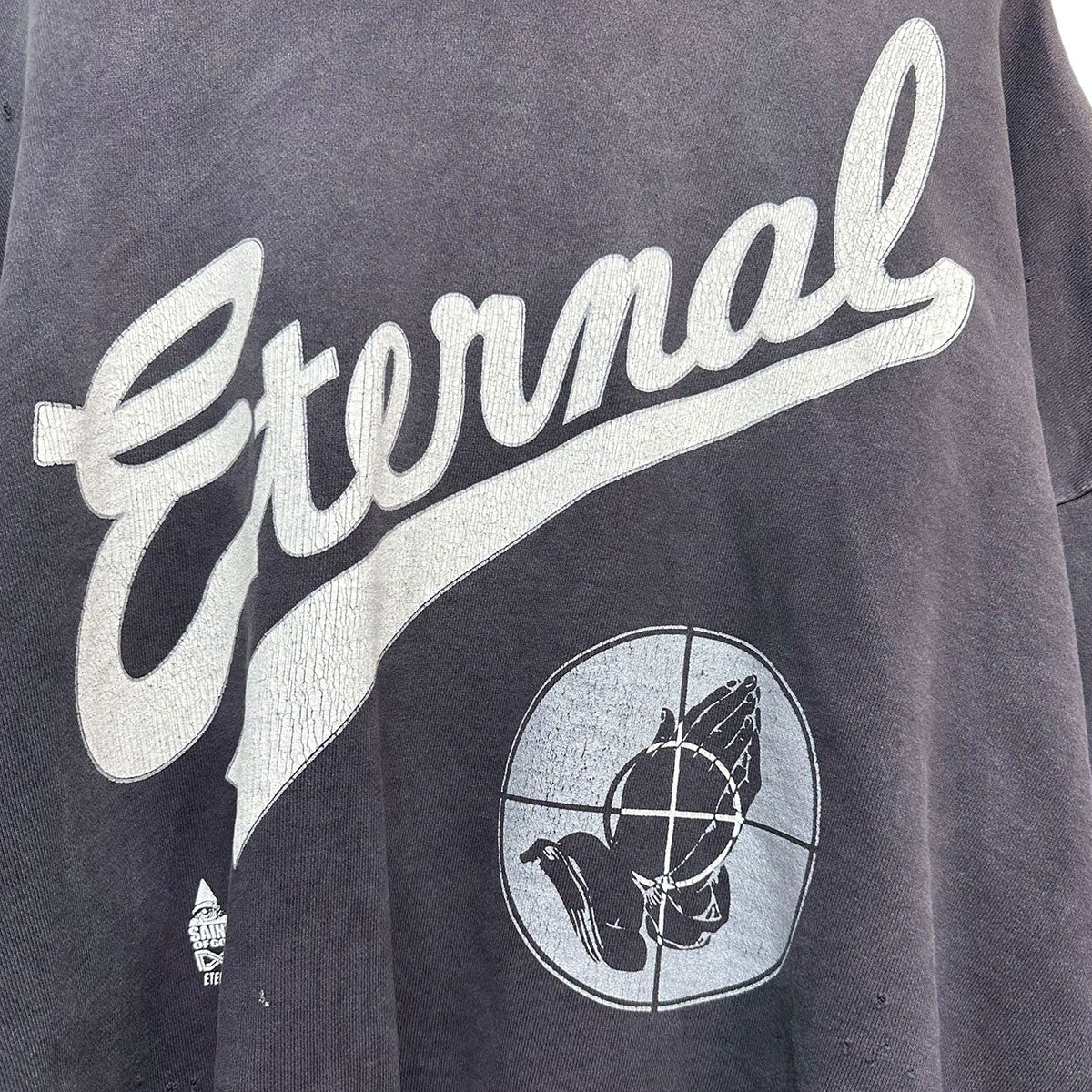 FEAR OF GOD HOODIE SNT OF GODダブルネームビンテージ加工フーディーSM-HR8-0000-C03