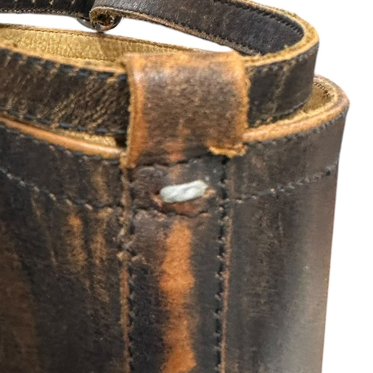 riding Boots Hervy Calfskinカーフスキンヴィンテージ加工ロングブーツ