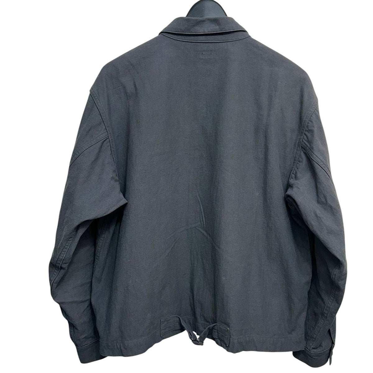 26SSCOVERALL JACKET CHARCOALヘンプ混カバーオールジャケットLot.303