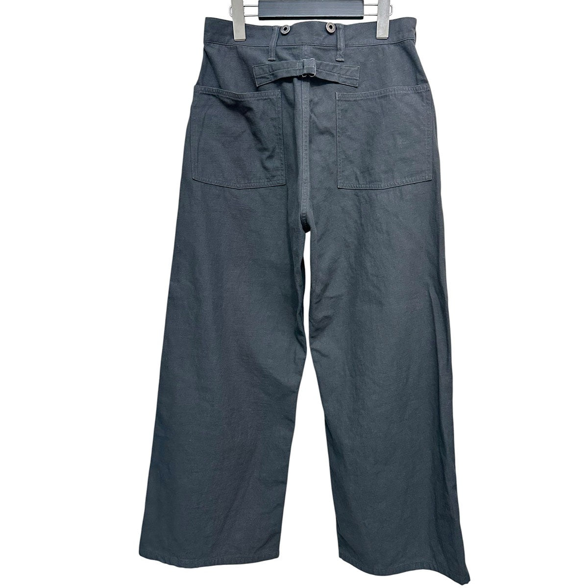 26SSEngineer Trousers Charcoalヘンプ混ワークパンツLot.204