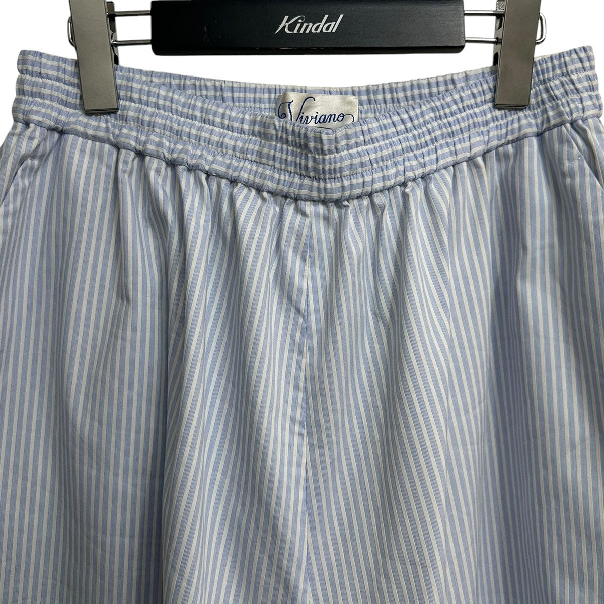 26SSWIDE SHORTSストライプワイドショーツVM-SS26-SP07