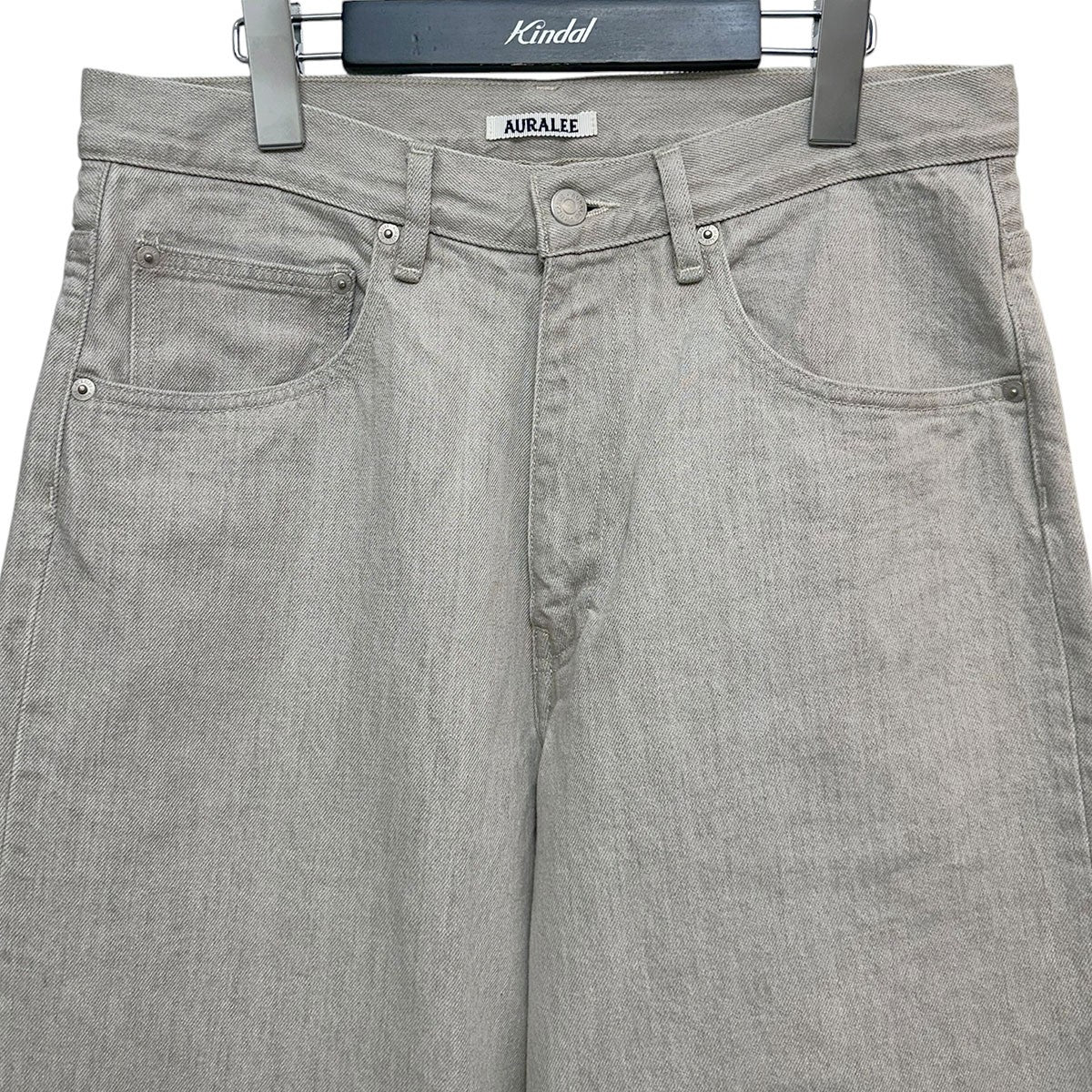 26SSFADED HARD TWIST BROWN DENIM WIDE PANTSデニムパンツA26SP02BD